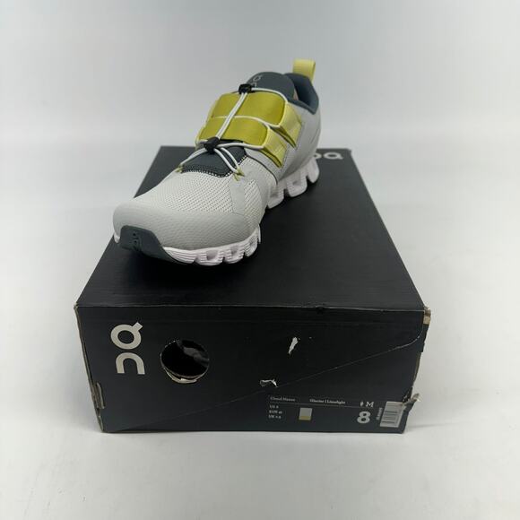 Mens On Cloud Nexus Glacier Limelight Sneakers Size 8 New - Picture 3 of 6